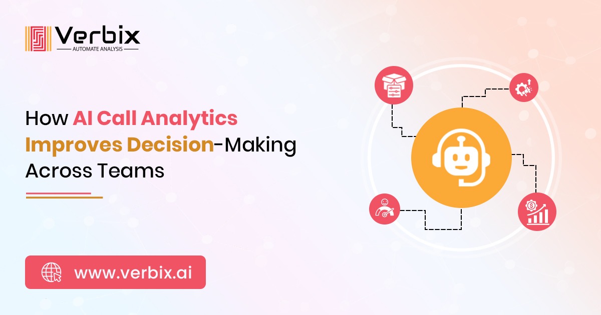 how AI call analytics supports smarter business decisions across teams and departments