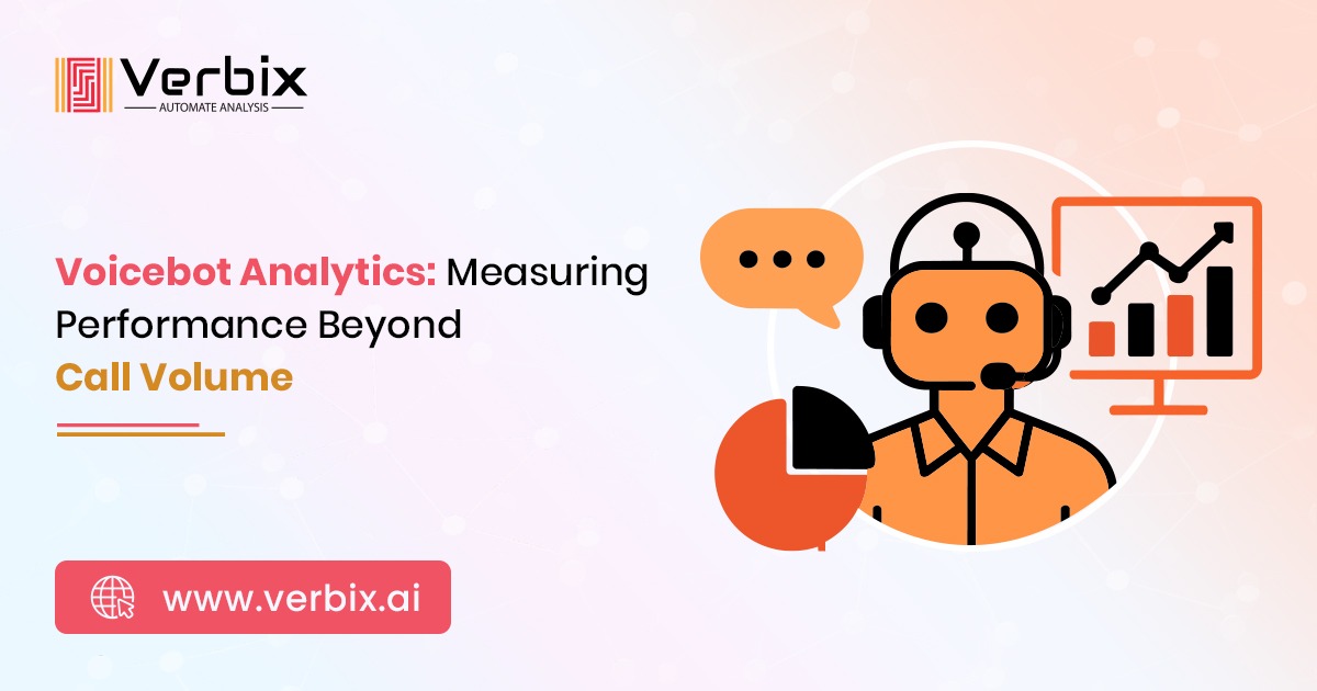 Voicebot analytics banner with AI performance insights beyond call volume.