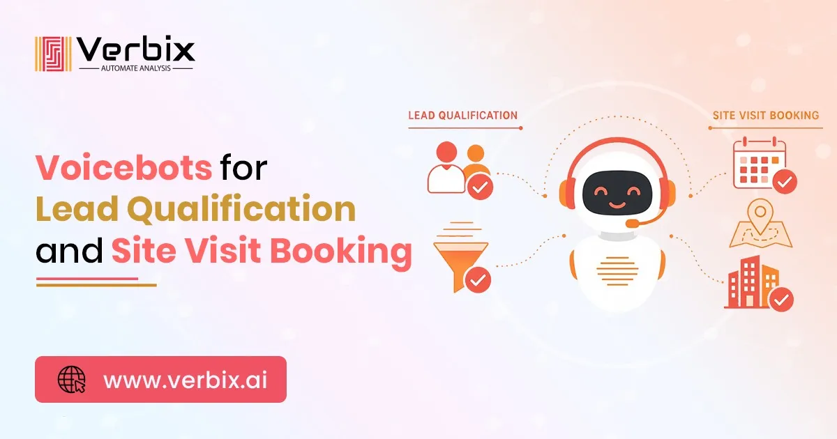 AI voicebot automating lead qualification and site visit appointments