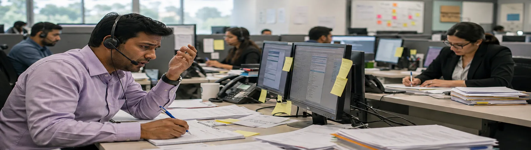 Manual claims processing